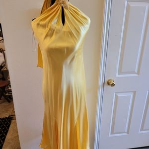 Women's Yellow Cocktail Dress, size 12